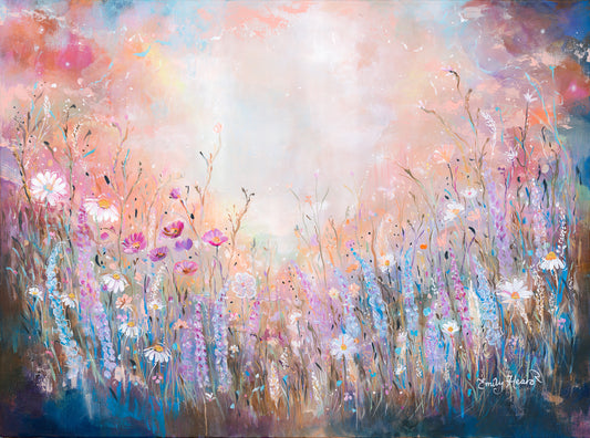 Ethereal Haze - Original painting by Emily Louise Heard - emilylouiseart