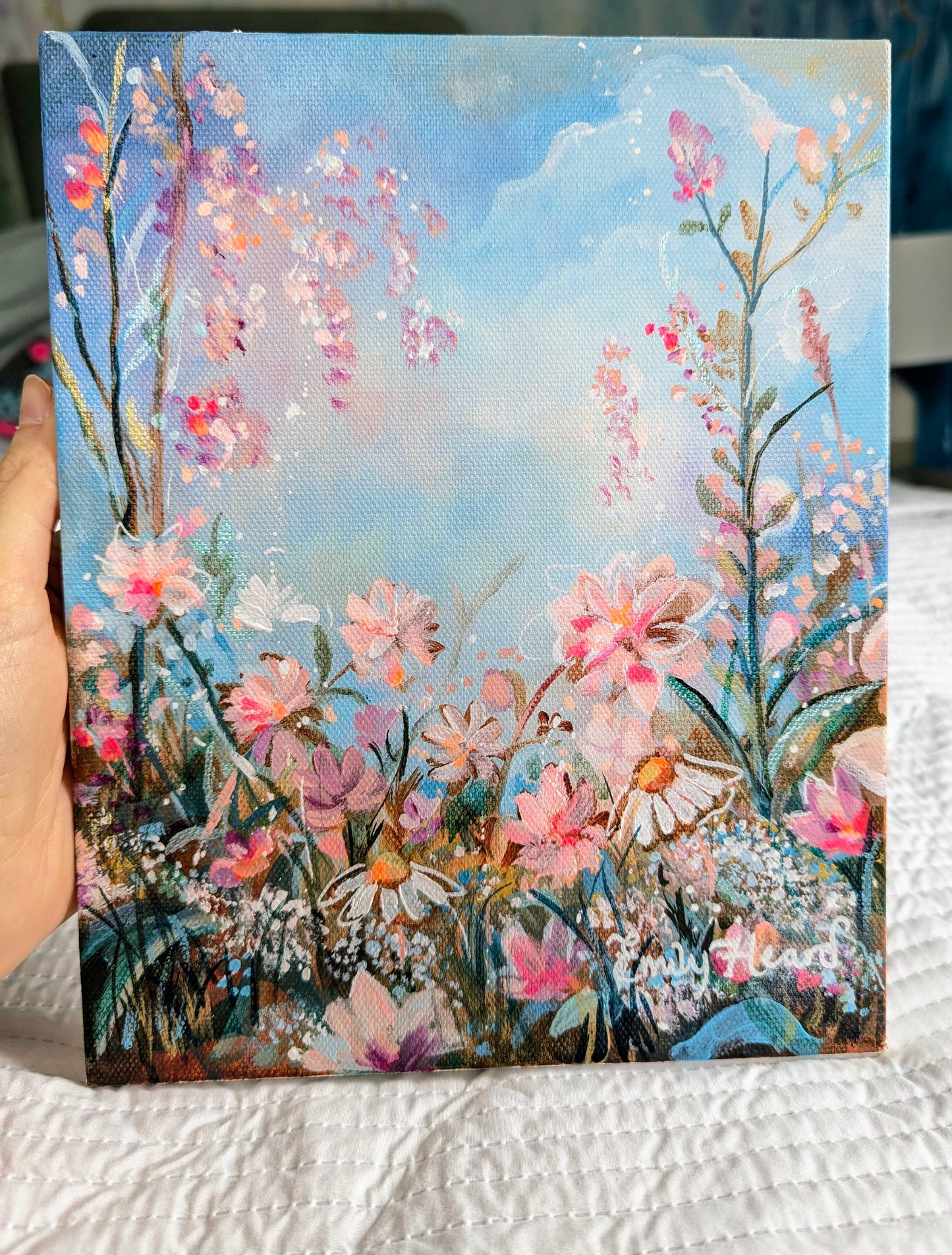 Whimsy - Original painting by Emily Louise Heard