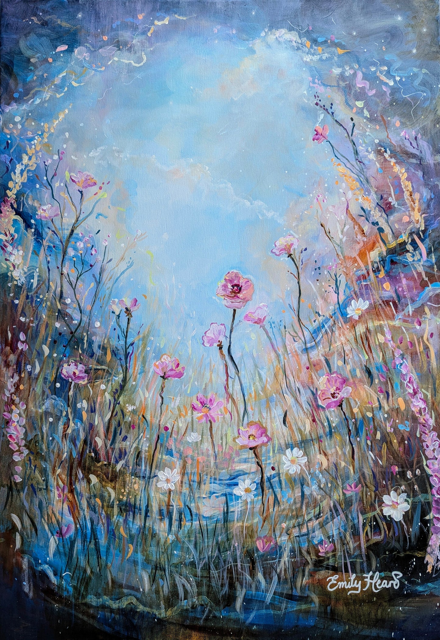 Heavenly - Original painting by Emily Louise Heard