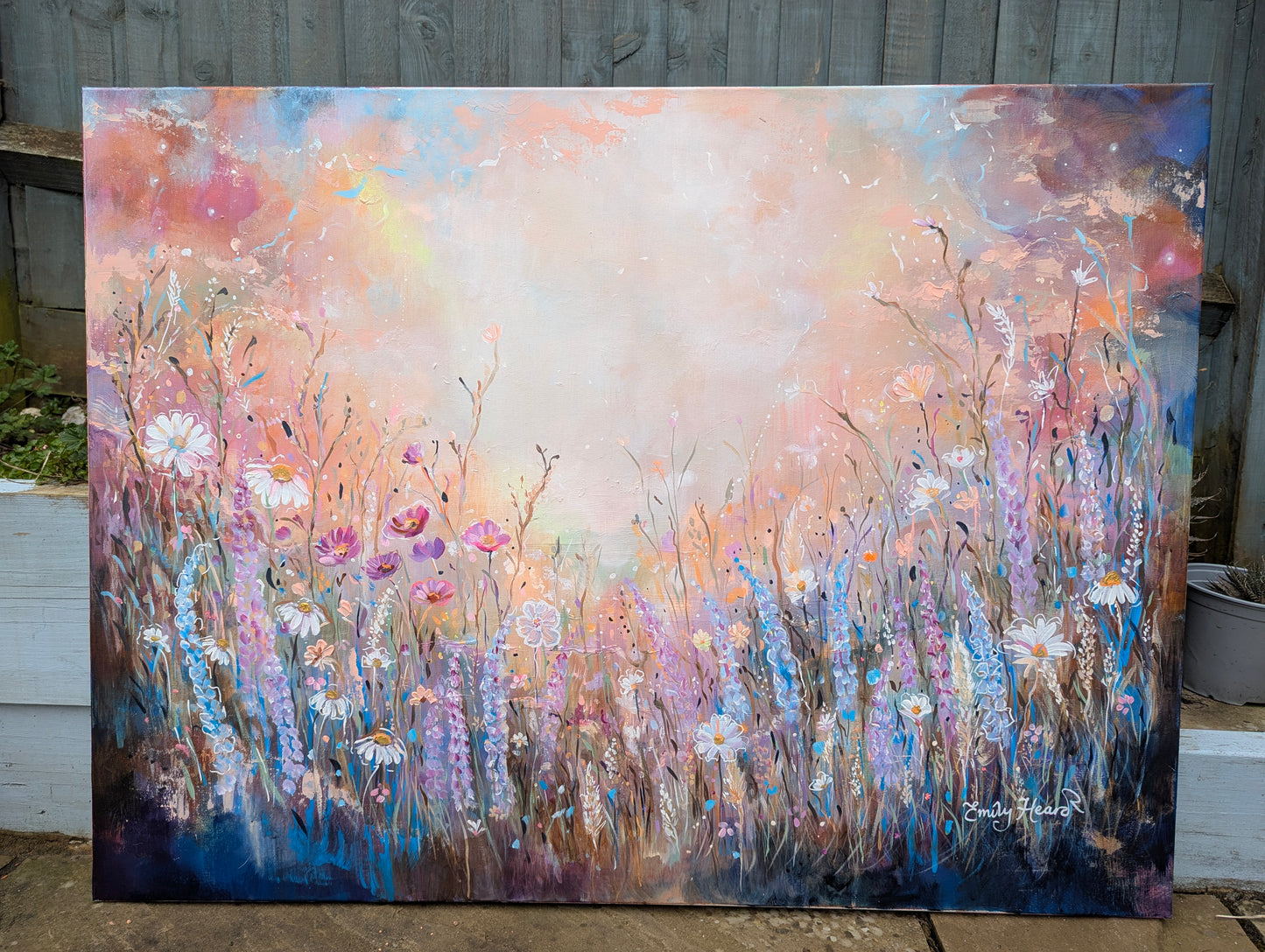 Ethereal Haze - Original painting by Emily Louise Heard