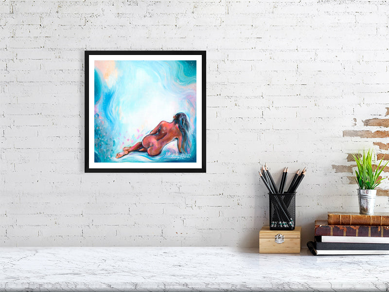 Allure Abstract Nude Print
