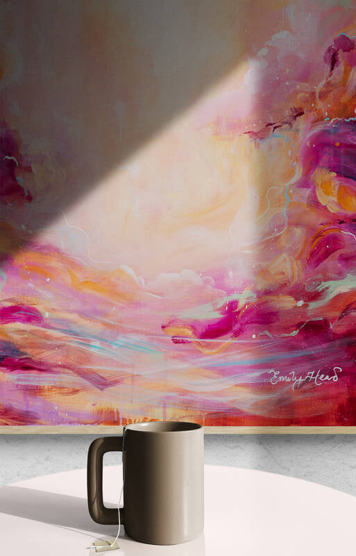 Abstract painting by Emily Louise Heard