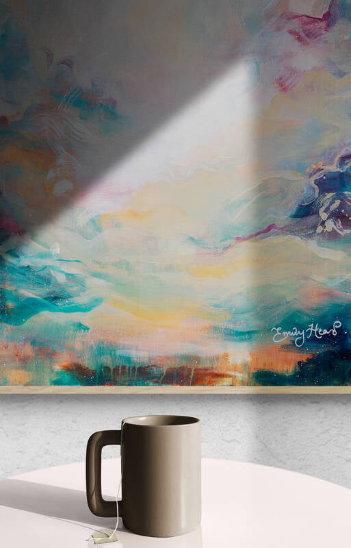 Colourful Abstract Painting by Emily Louise Heard