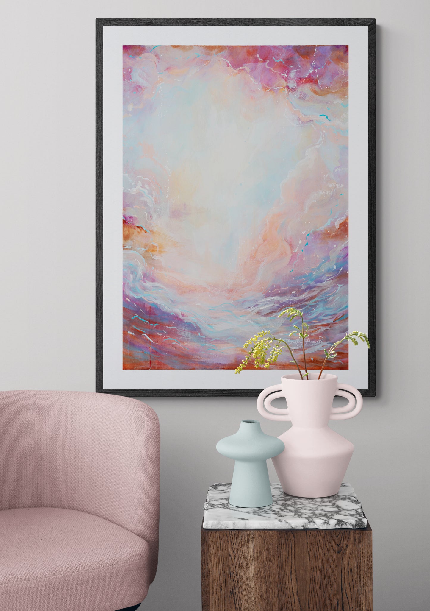 Abstract painting by Emily Louise Heard