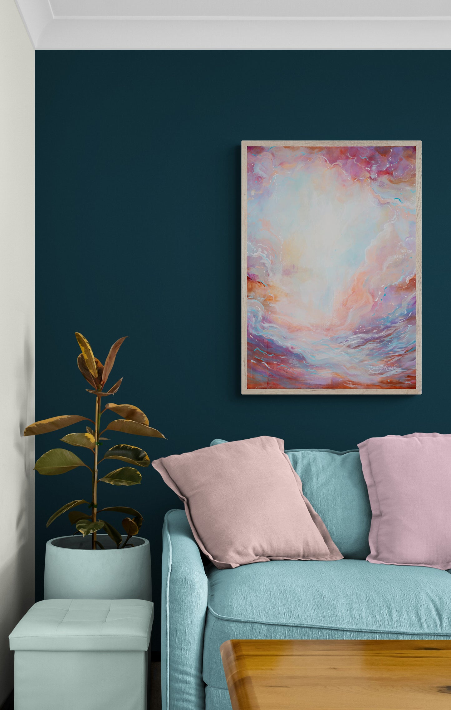 Abstract painting by Emily Louise Heard