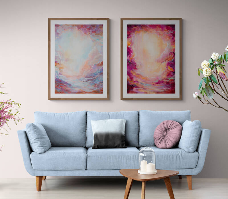 Abstract painting by Emily Louise Heard