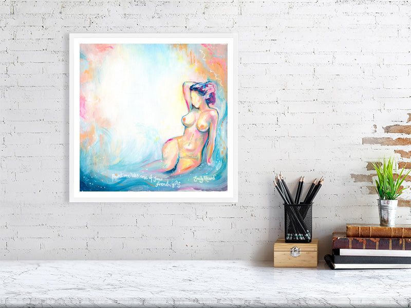 Colourful Abstract Nude Art by Emily Louise Heard