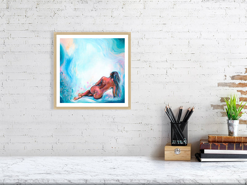 Allure Abstract Nude Print