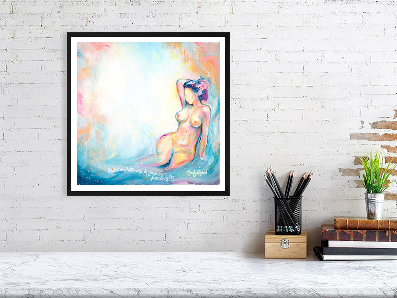 Colourful Abstract Nude Art by Emily Louise Heard