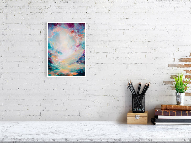 Colourful Abstract Print by Emily Louise Heard