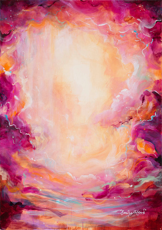 Transcendent - Original Painting by Emily Louise Heard