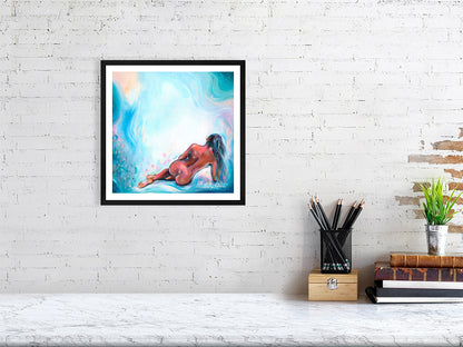 Allure Abstract Nude Print