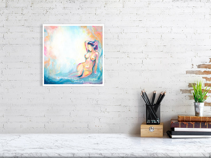 Colourful Abstract Nude Art by Emily Louise Heard