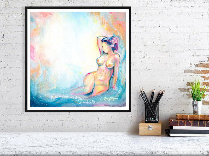 Colourful Abstract Nude Art by Emily Louise Heard