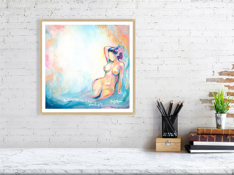 Colourful Abstract Nude Art by Emily Louise Heard