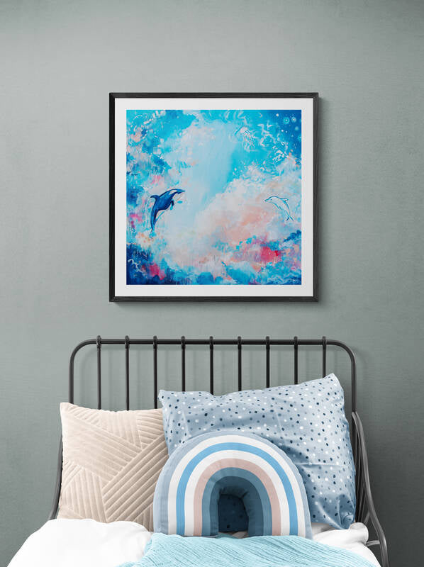 Awakening - Original Abstract Sky Painting by Emily Louise Heard - emilylouiseart