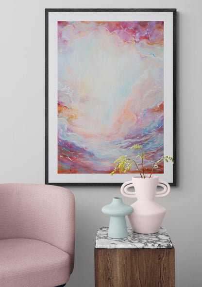 This Too Shall Pass - Original Abstract Painting by Emily Louise Heard