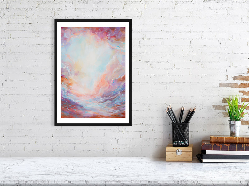 Abstract art print by Emily Louise Heard