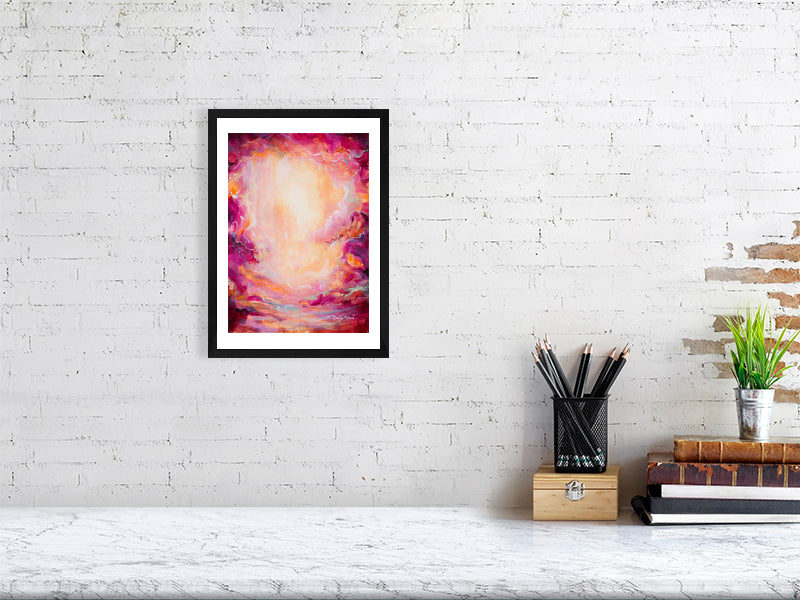 Abstract print by Emily Louise Heard